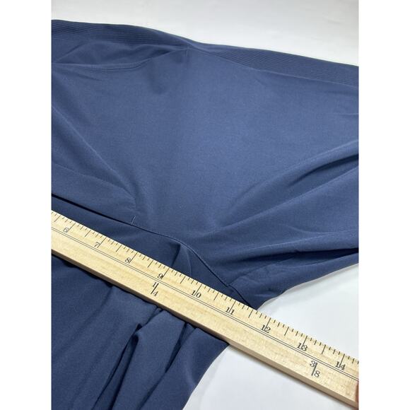 Athleta Brooklyn Ankle Pants Navy Blue 4 Pull On Pockets Stretch Lightweight - Picture 8 of 11